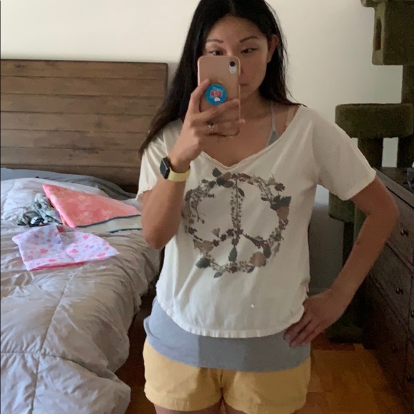 Off shoulder heart peace T by Jedidiah - Picture 7 of 7